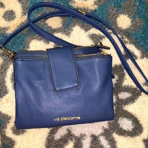 Crossbody blue purse